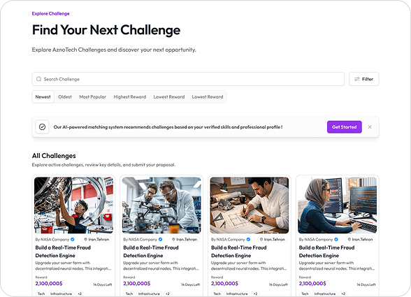 Explore Available Challenges